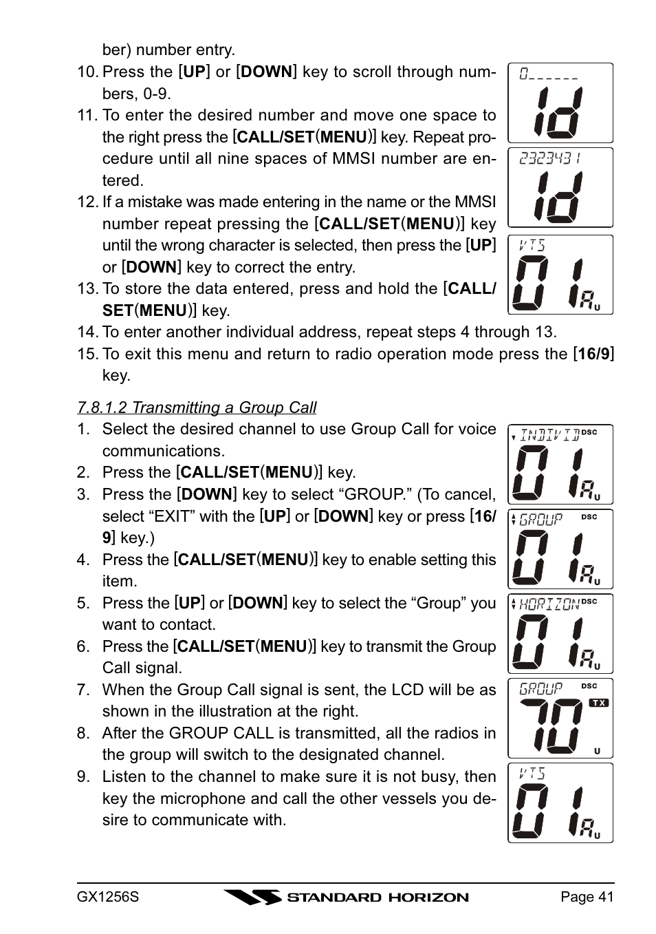 Standard Horizon QUEST+ GX1256S User Manual | Page 41 / 72