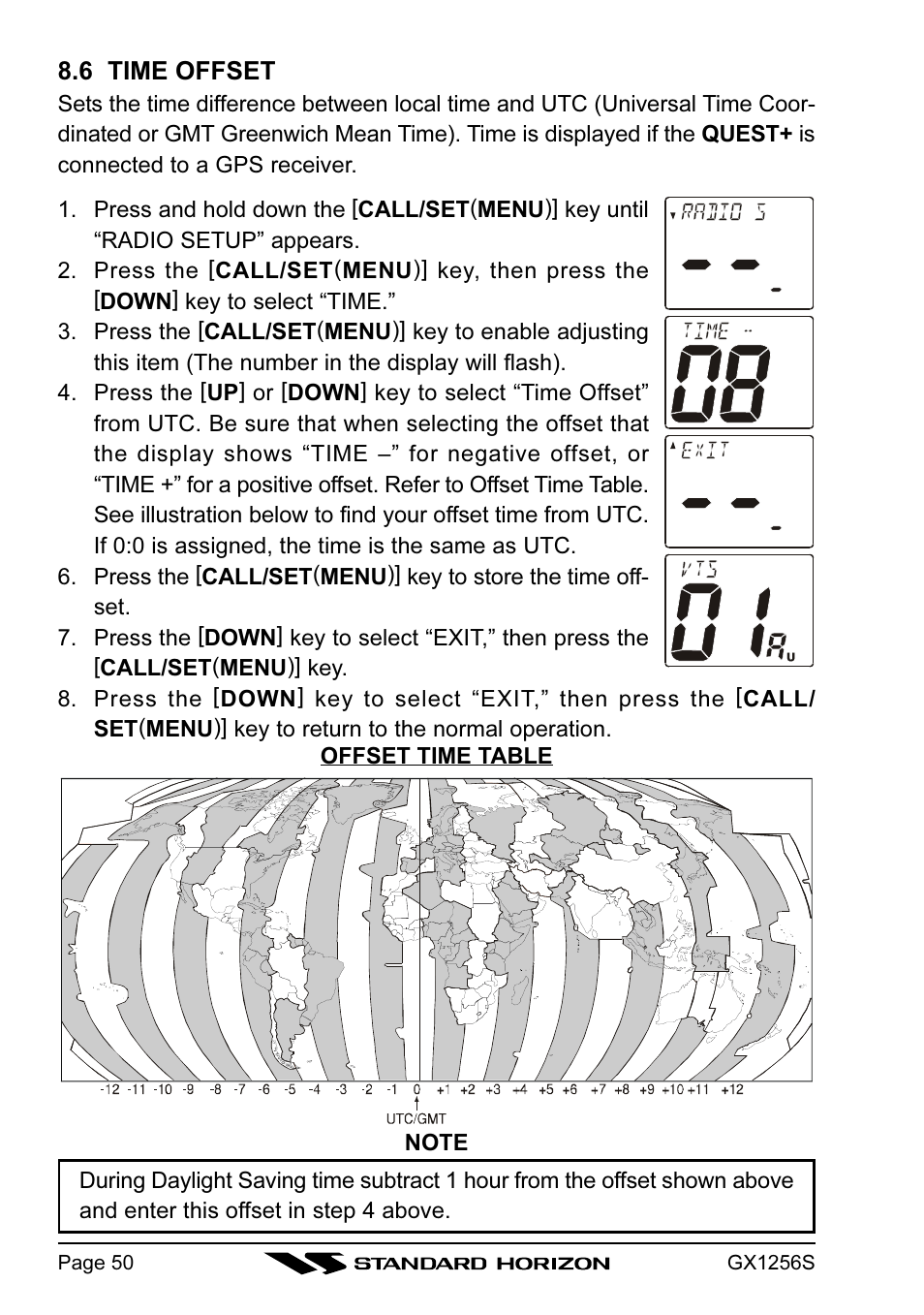 Standard Horizon QUEST+ GX1256S User Manual | Page 50 / 72