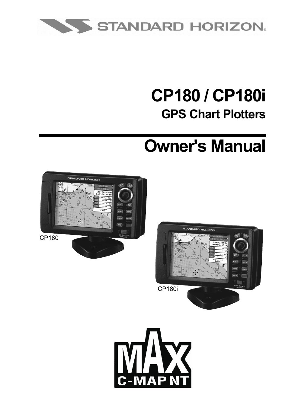 Standard Horizon CP180 User Manual | 92 pages