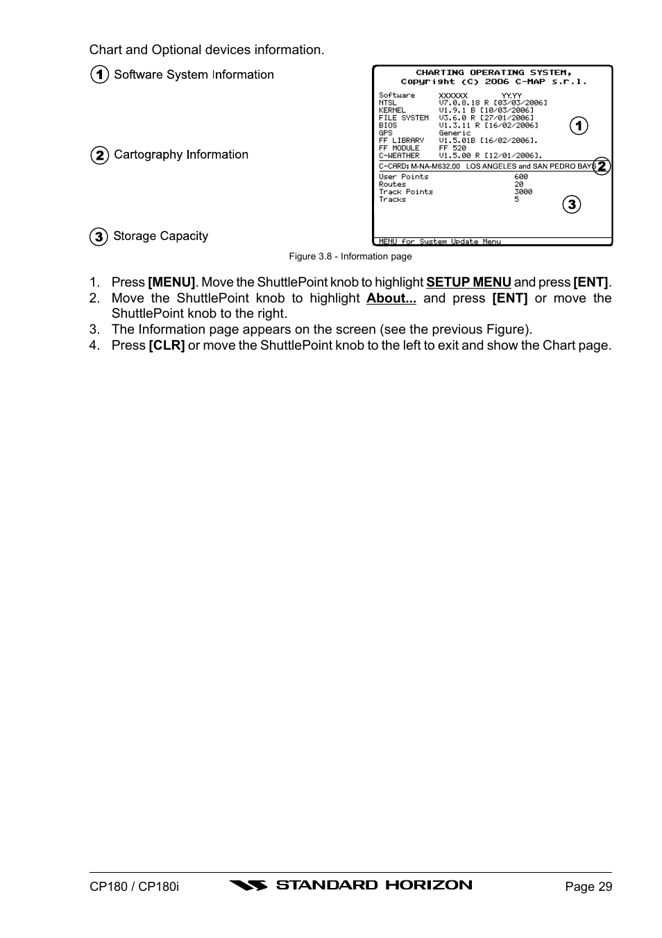 Standard Horizon CP180 User Manual | Page 27 / 92