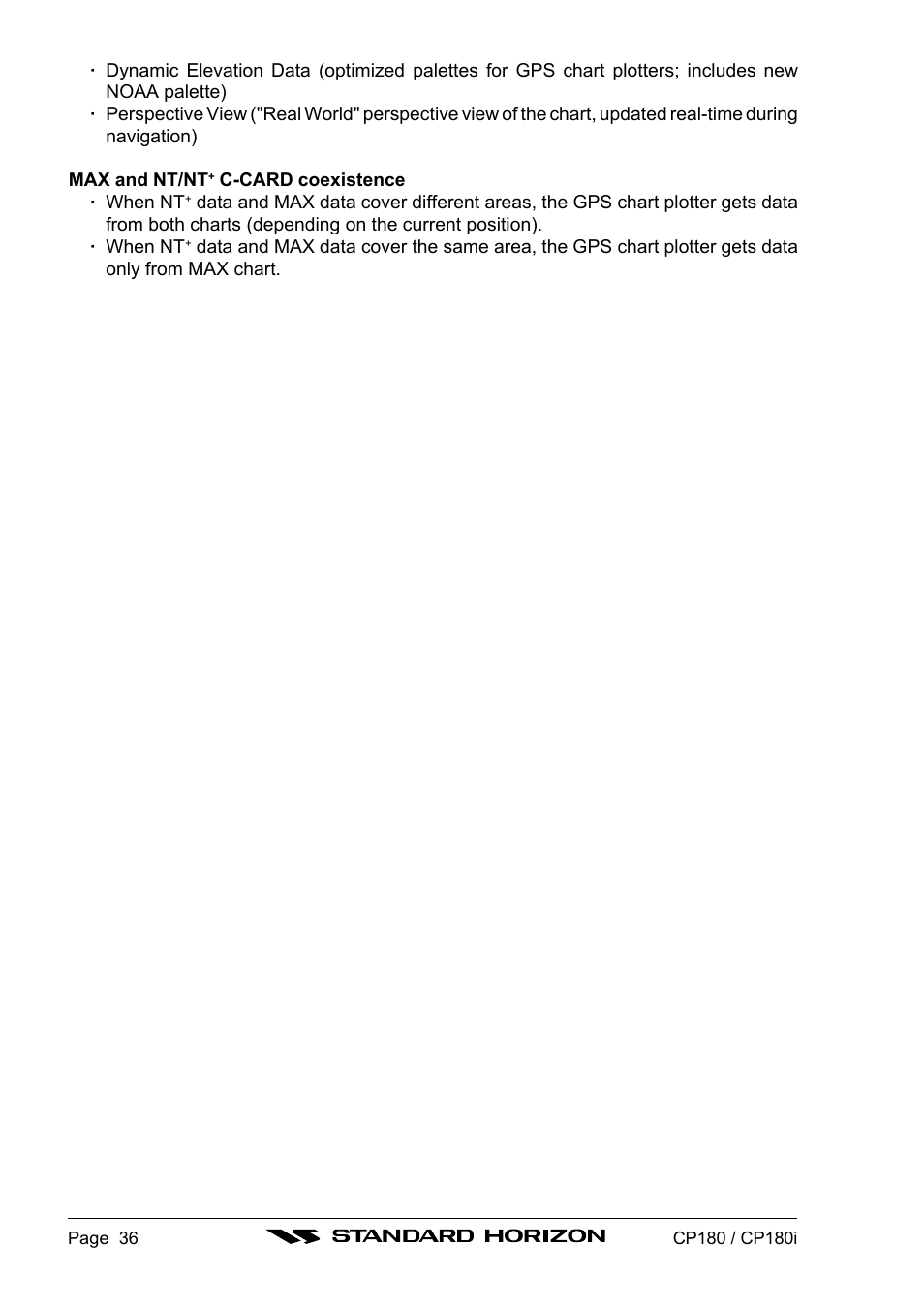 Standard Horizon CP180 User Manual | Page 34 / 92