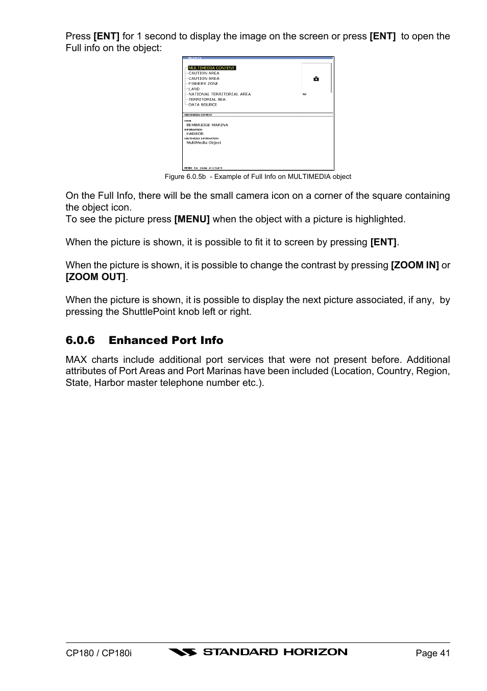 Standard Horizon CP180 User Manual | Page 39 / 92