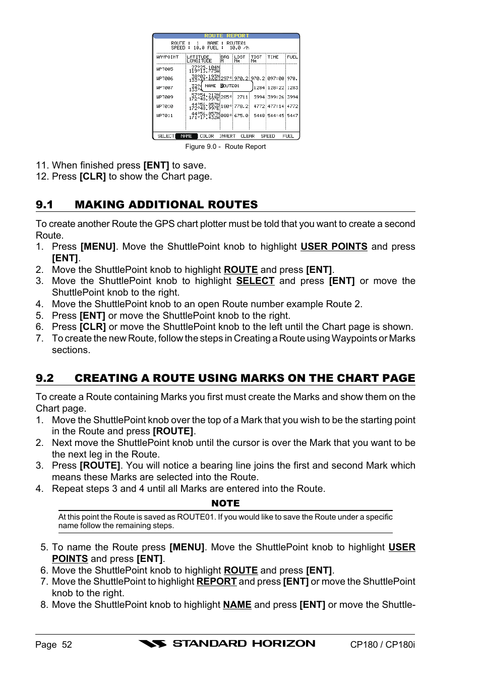 Standard Horizon CP180 User Manual | Page 50 / 92