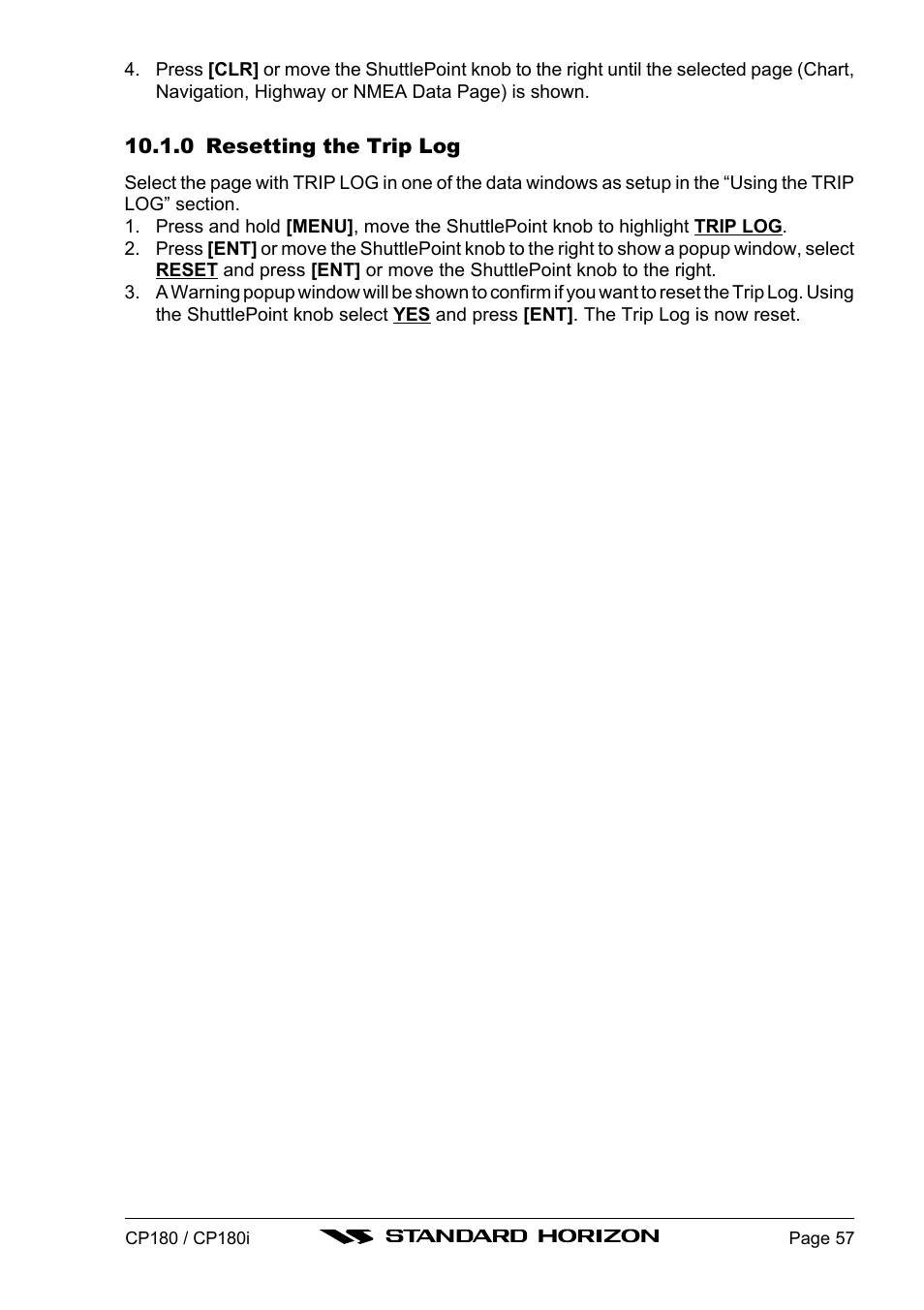 Standard Horizon CP180 User Manual | Page 55 / 92