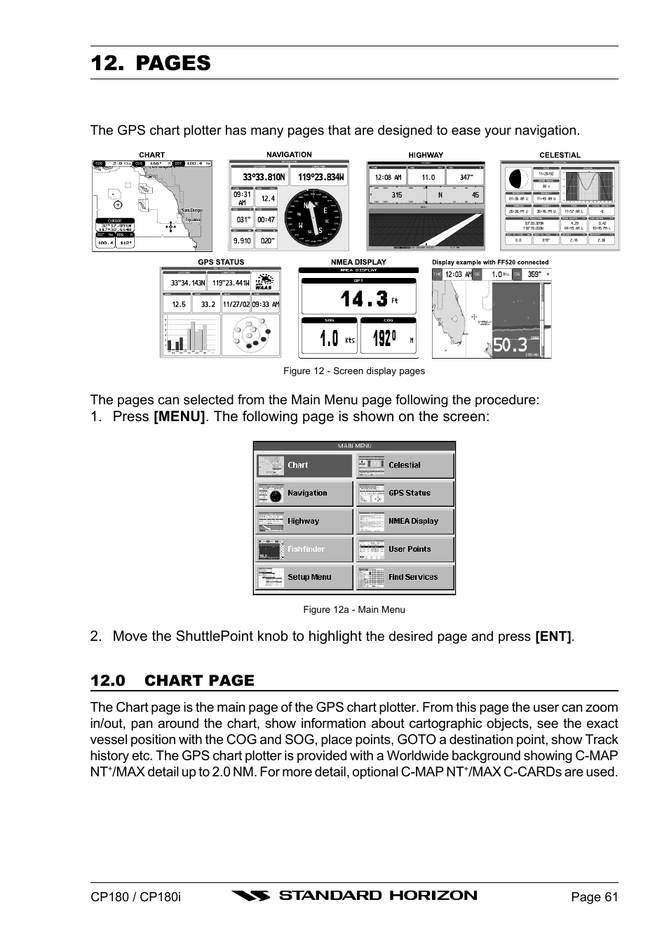 Pages | Standard Horizon CP180 User Manual | Page 59 / 92
