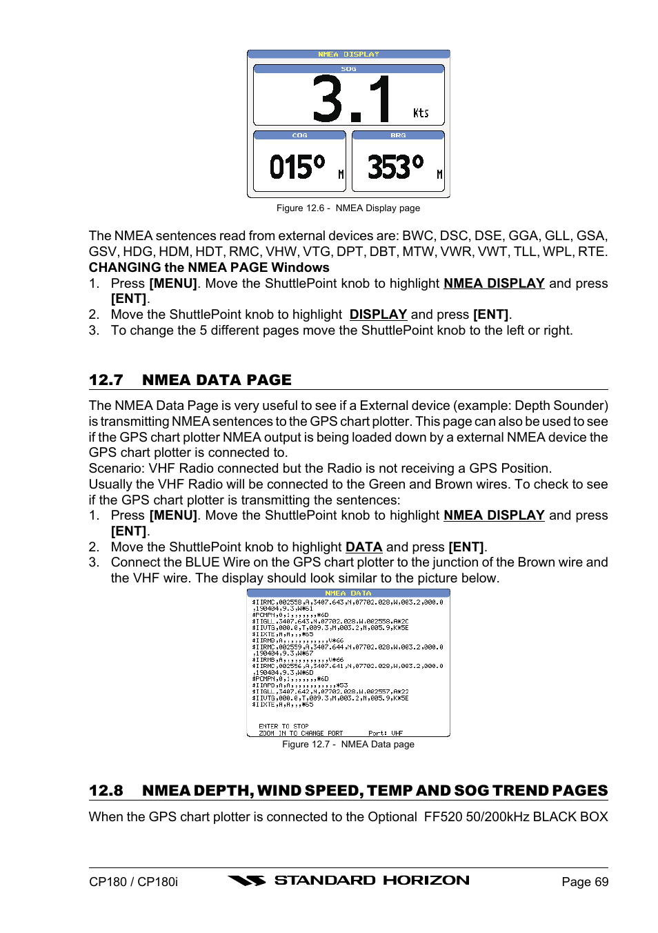 Standard Horizon CP180 User Manual | Page 67 / 92