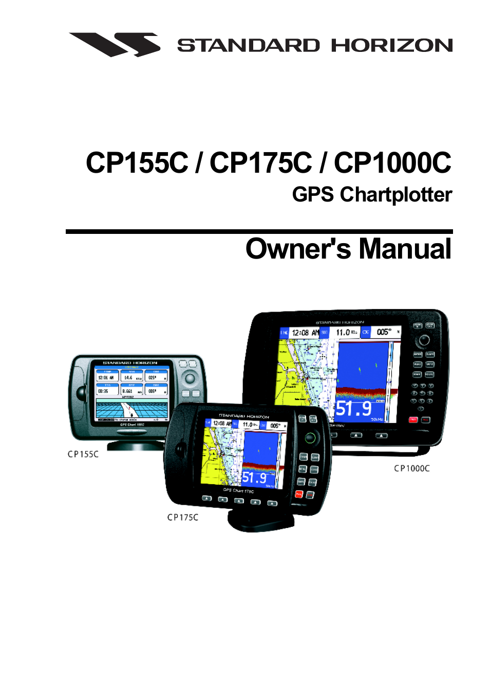 Standard Horizon CP1000C User Manual | 82 pages