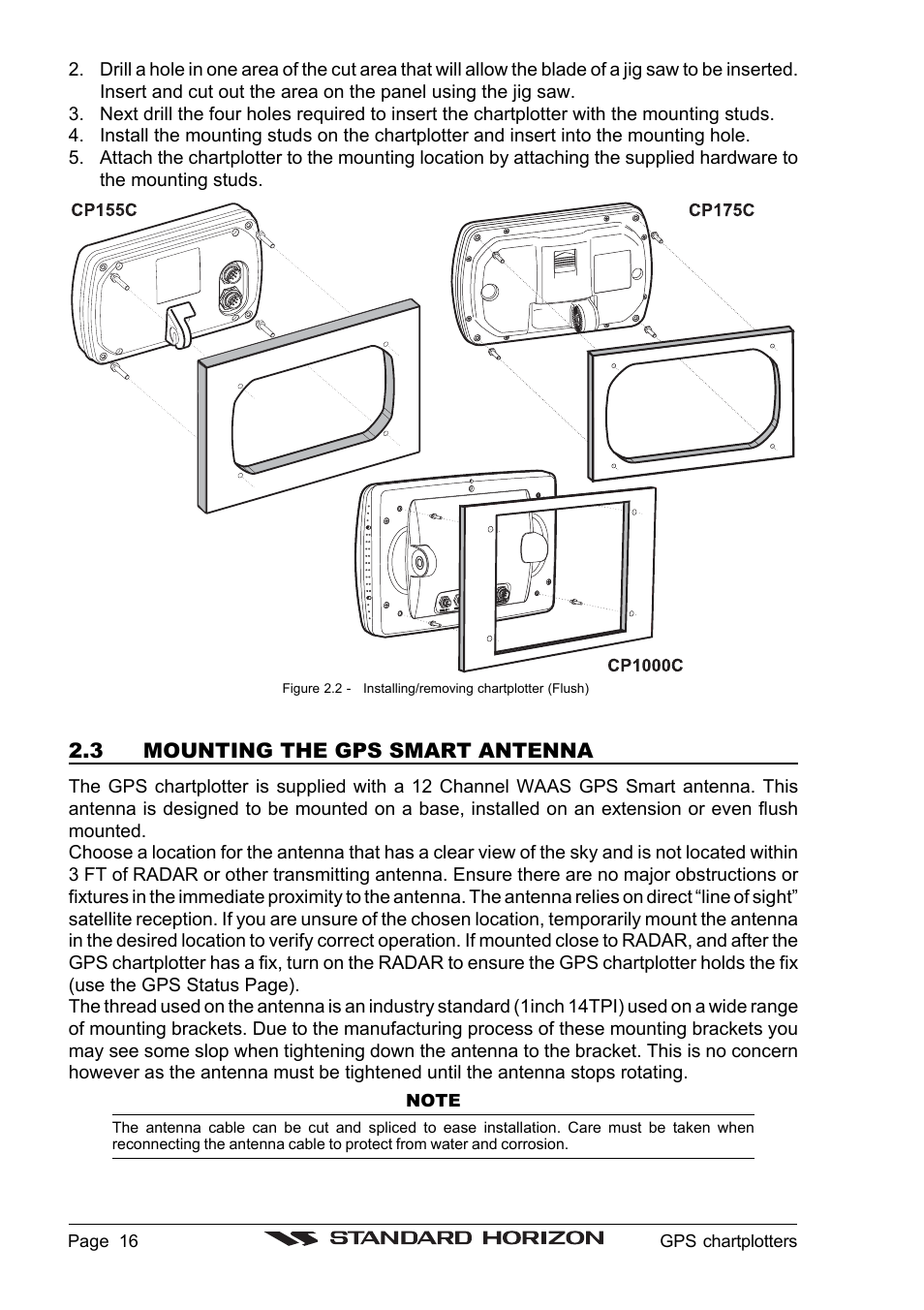 Standard Horizon CP1000C User Manual | Page 14 / 82