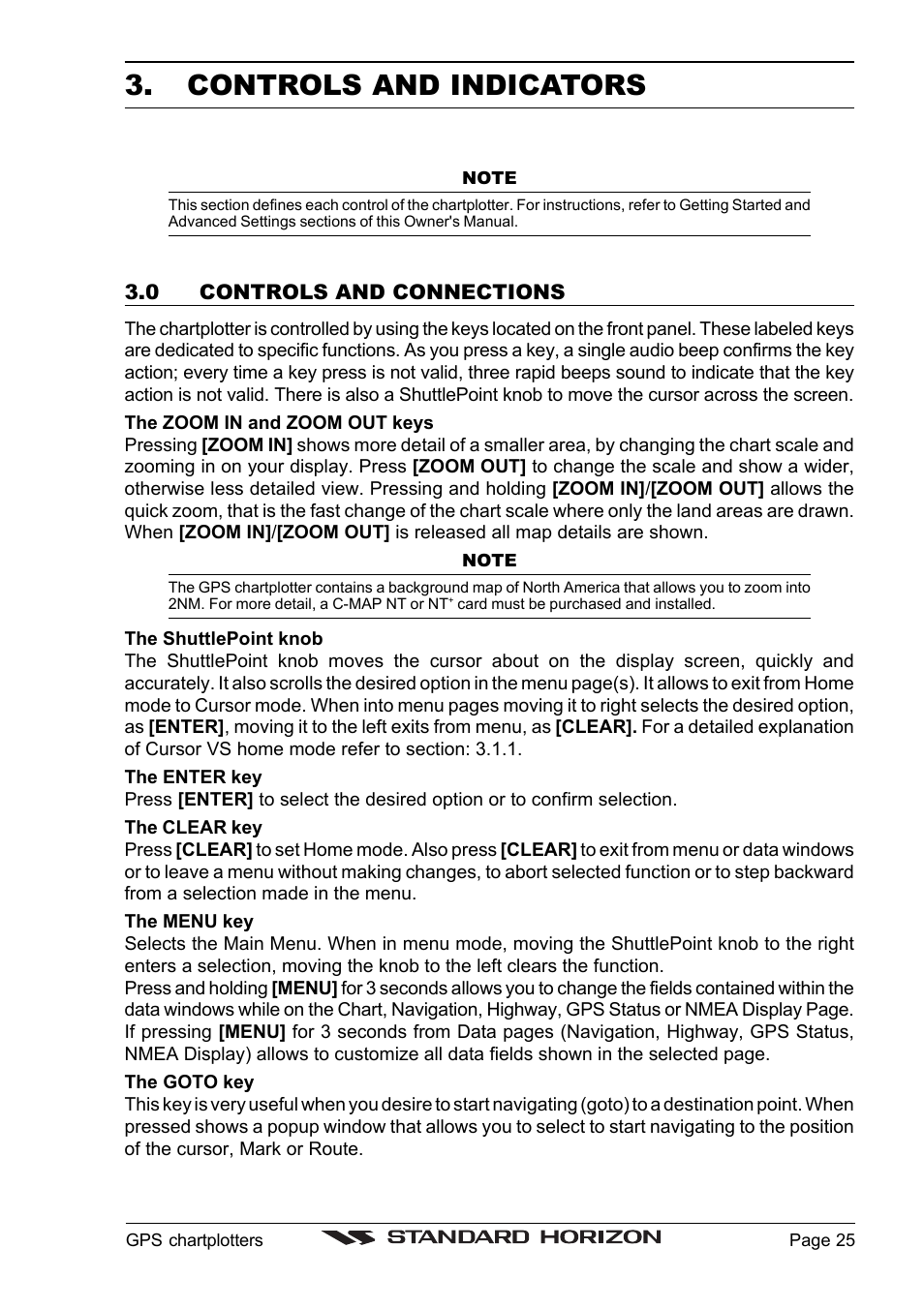 Controls and indicators | Standard Horizon CP1000C User Manual | Page 23 / 82