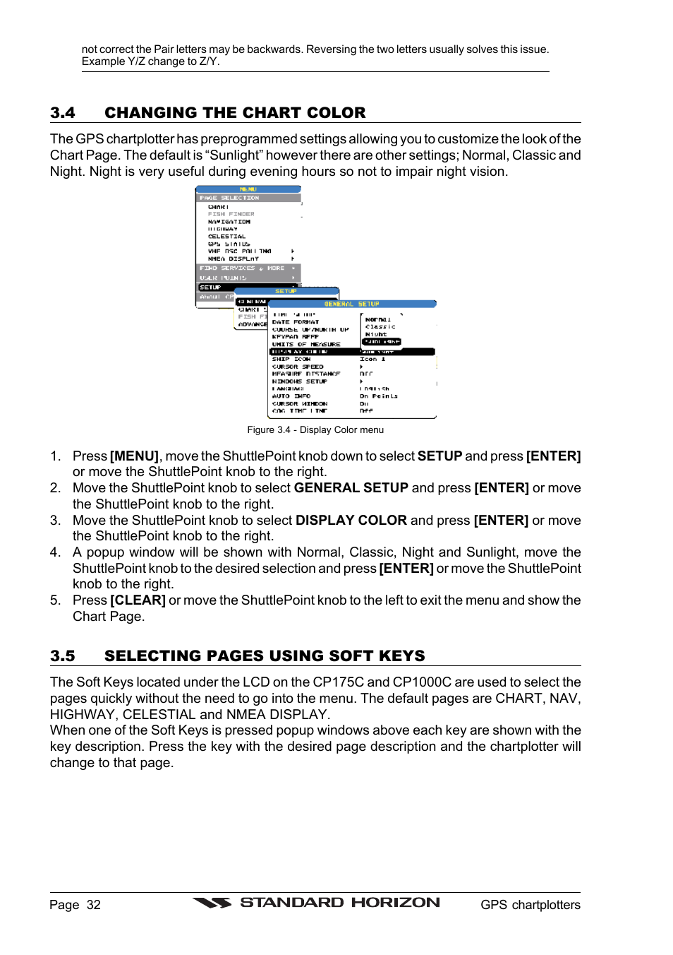 Standard Horizon CP1000C User Manual | Page 30 / 82