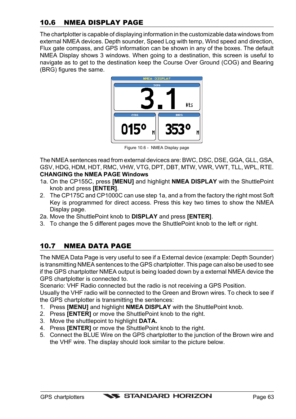 Standard Horizon CP1000C User Manual | Page 61 / 82