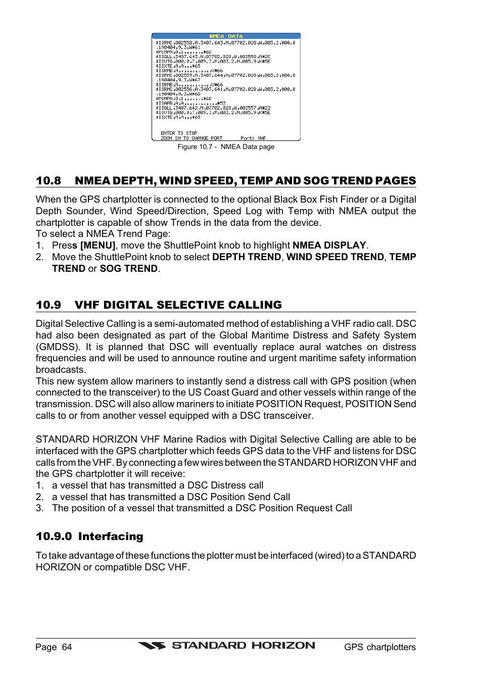Standard Horizon CP1000C User Manual | Page 62 / 82