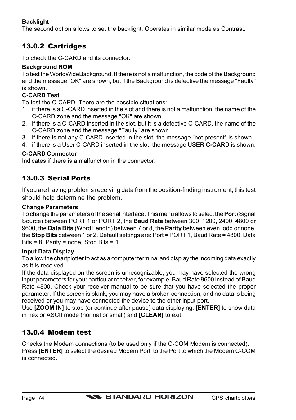 Standard Horizon CP1000C User Manual | Page 72 / 82