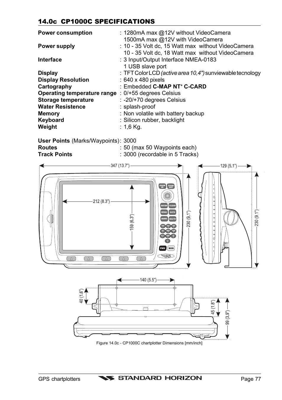 Standard Horizon CP1000C User Manual | Page 75 / 82