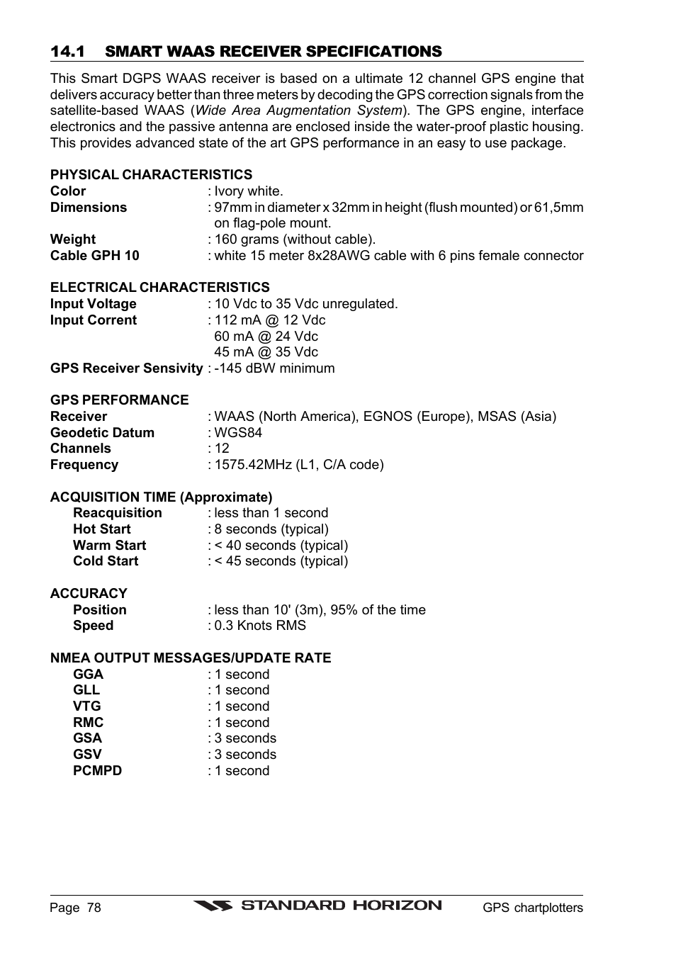 Standard Horizon CP1000C User Manual | Page 76 / 82