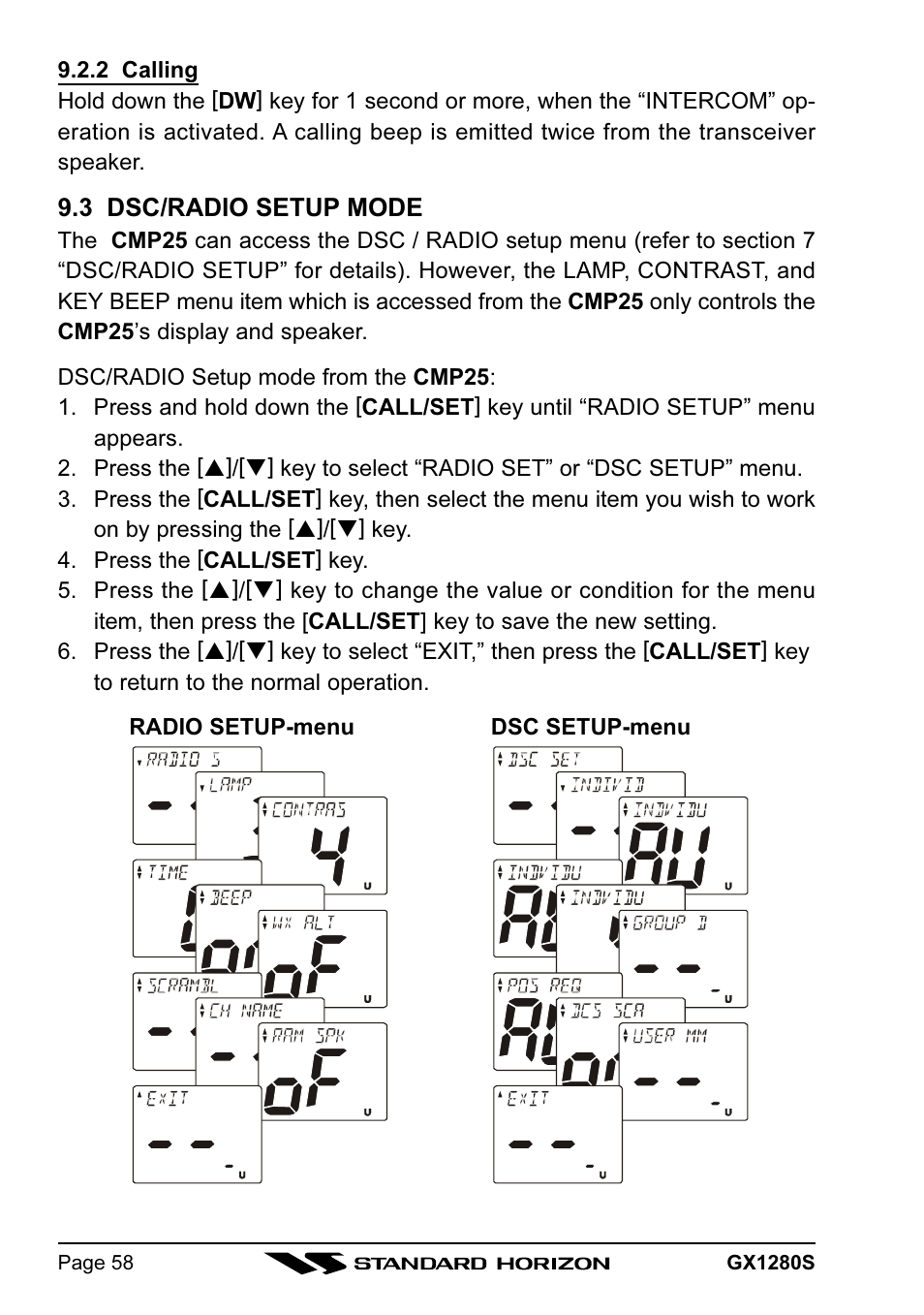 Standard Horizon MATRIX GX1280S User Manual | Page 58 / 74