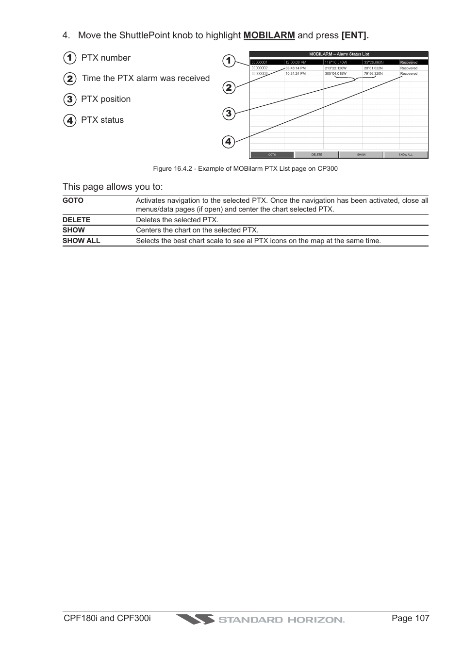 This page allows you to | Standard Horizon MAX CPF180I User Manual | Page 105 / 144