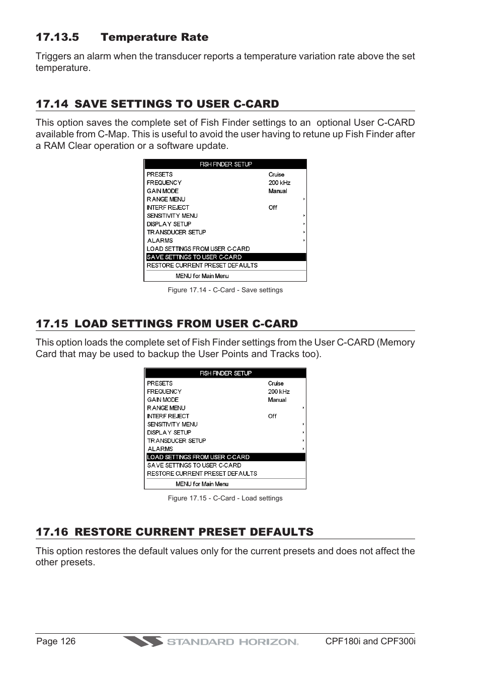Standard Horizon MAX CPF180I User Manual | Page 124 / 144