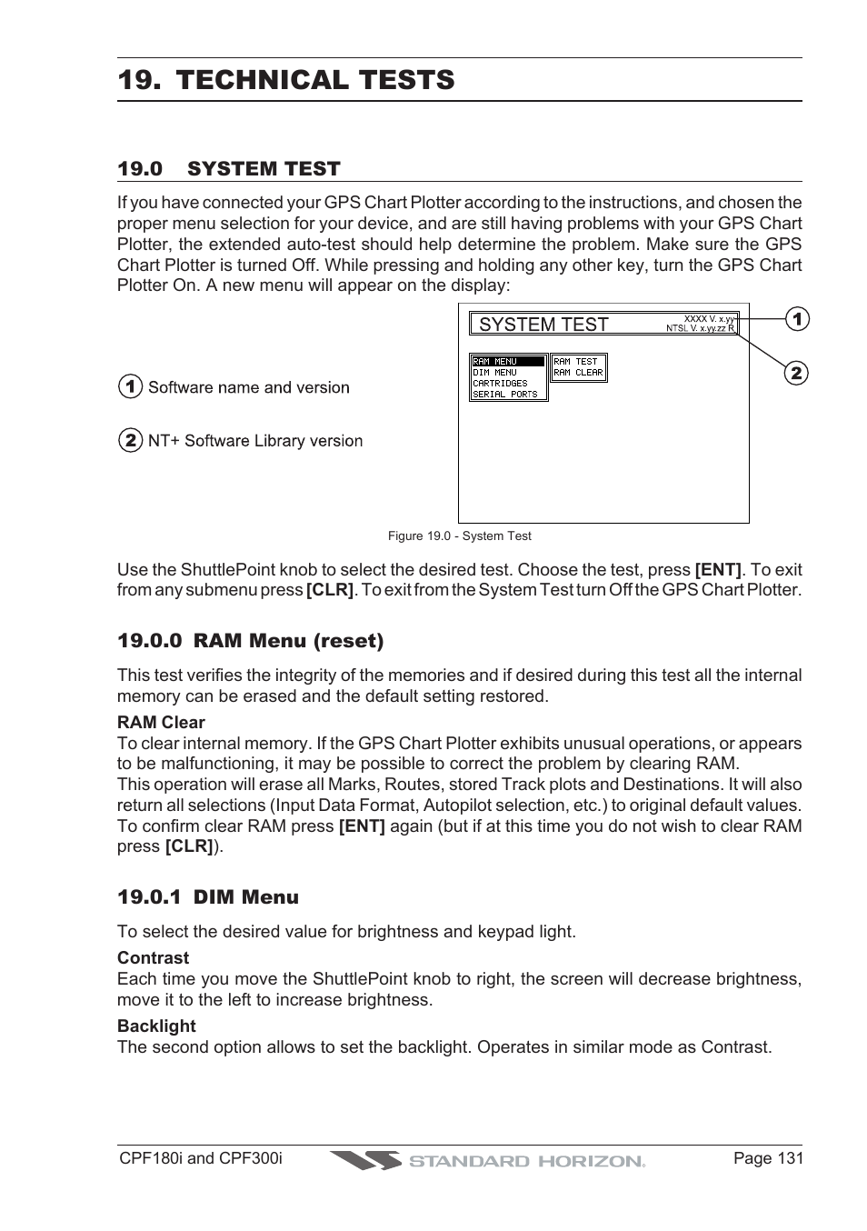 Technical tests | Standard Horizon MAX CPF180I User Manual | Page 129 / 144