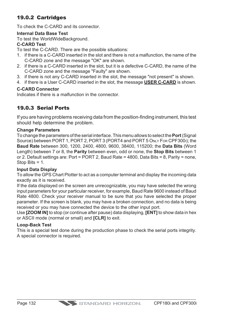 Standard Horizon MAX CPF180I User Manual | Page 130 / 144