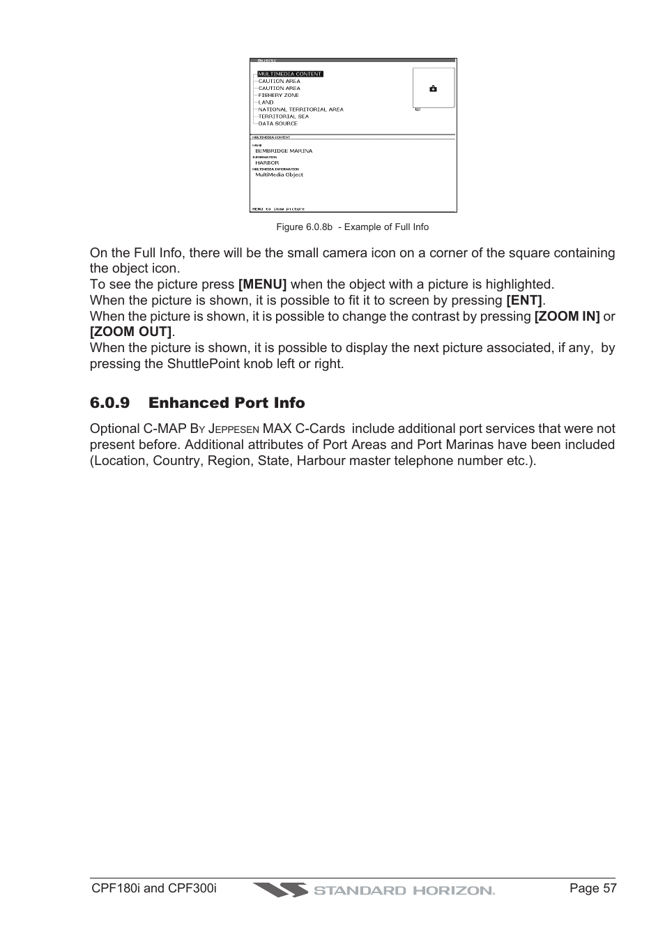 9 enhanced port info | Standard Horizon MAX CPF180I User Manual | Page 55 / 144