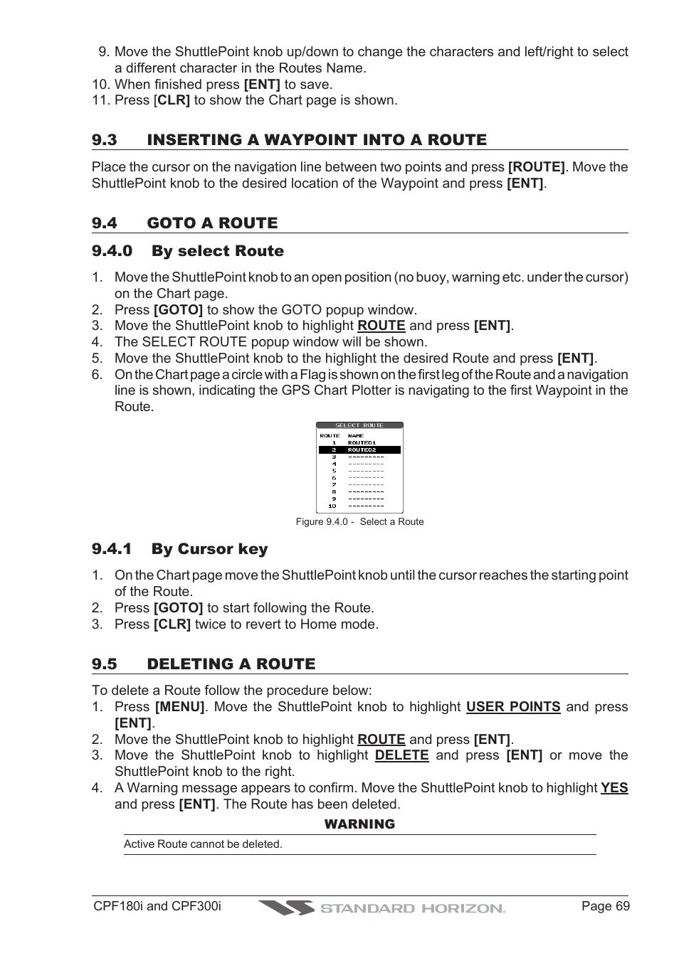 Standard Horizon MAX CPF180I User Manual | Page 67 / 144