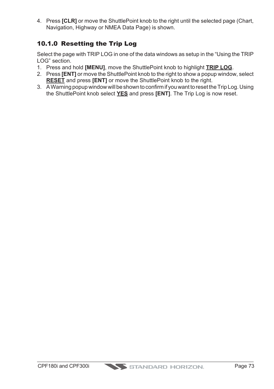 Standard Horizon MAX CPF180I User Manual | Page 71 / 144