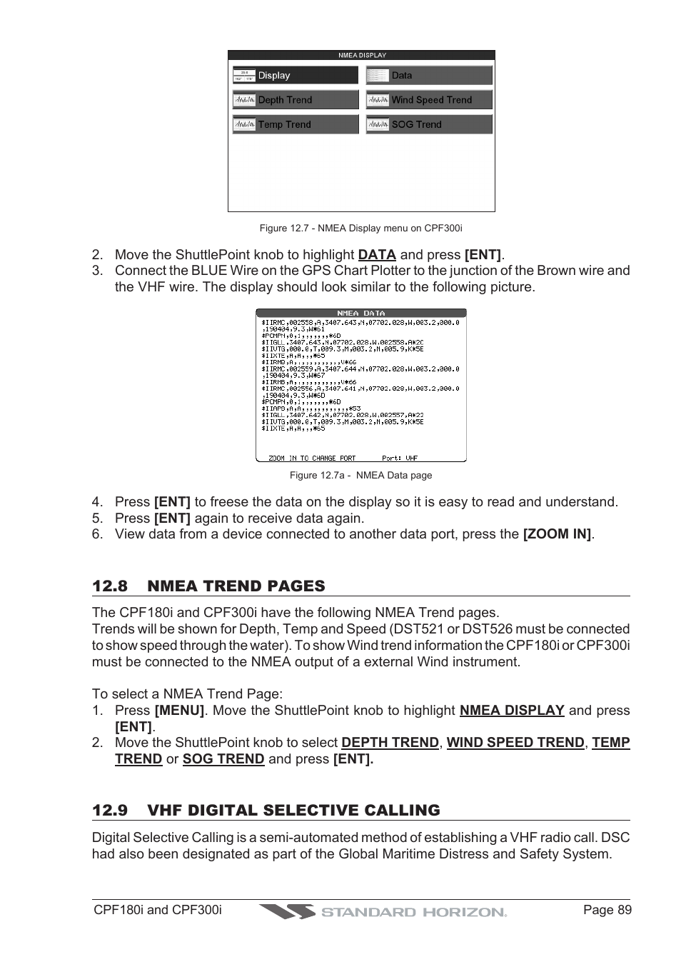 Standard Horizon MAX CPF180I User Manual | Page 87 / 144