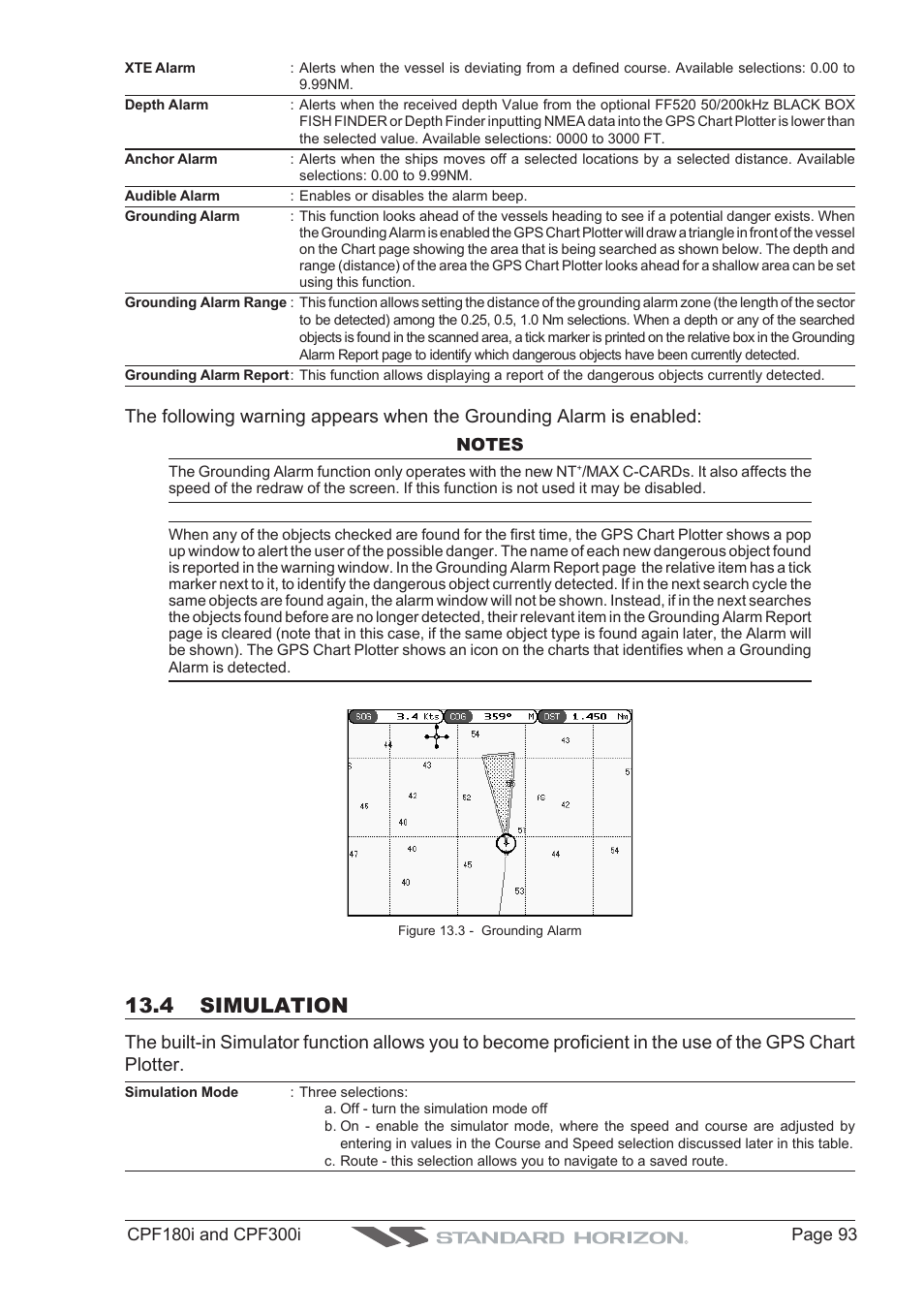 4 simulation | Standard Horizon MAX CPF180I User Manual | Page 91 / 144