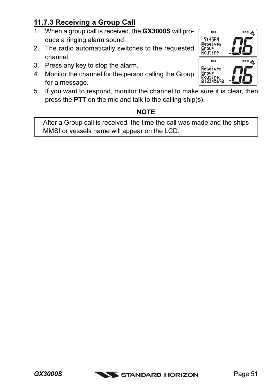 Standard Horizon MATRIX GX3000S User Manual | Page 51 / 100