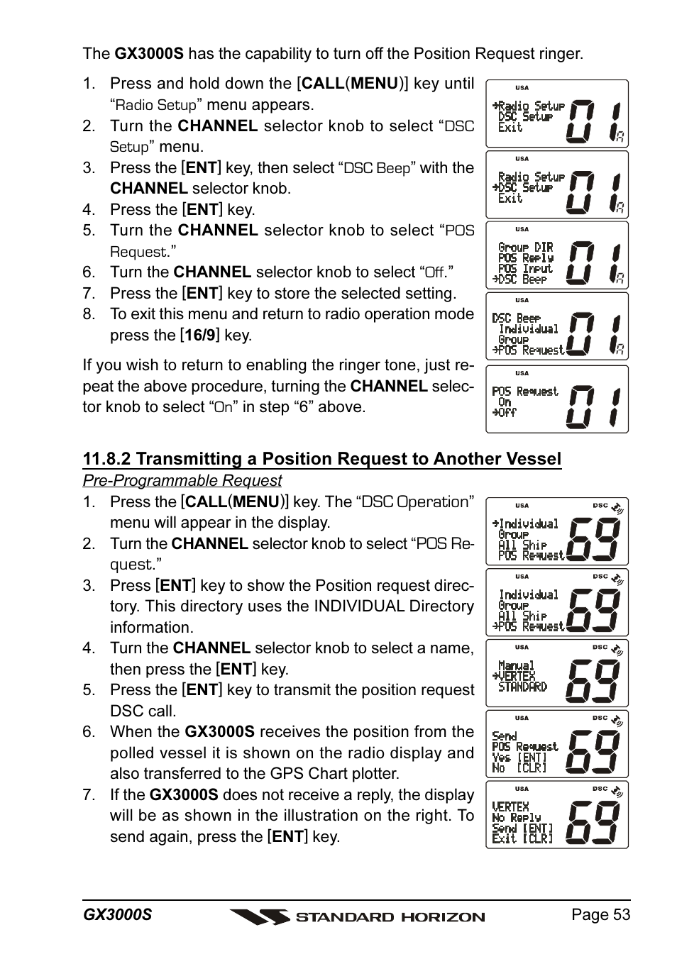 Standard Horizon MATRIX GX3000S User Manual | Page 53 / 100