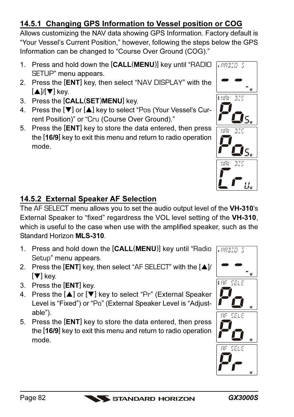 Standard Horizon MATRIX GX3000S User Manual | Page 82 / 100