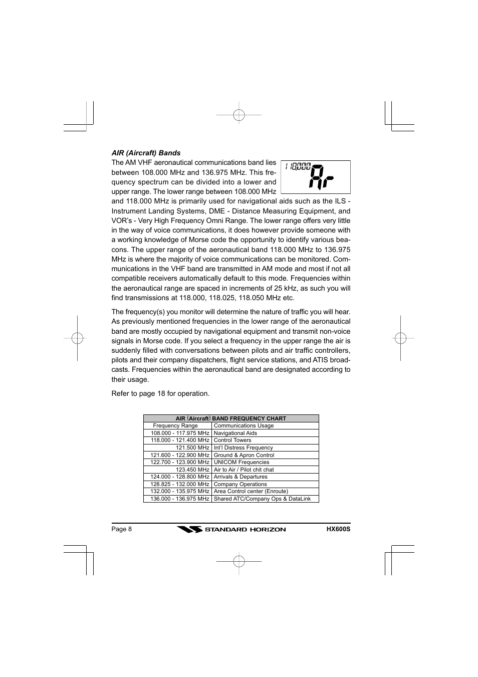 Standard Horizon VHF/FM Marine Handheld Transceiver HX600S User Manual | Page 10 / 56