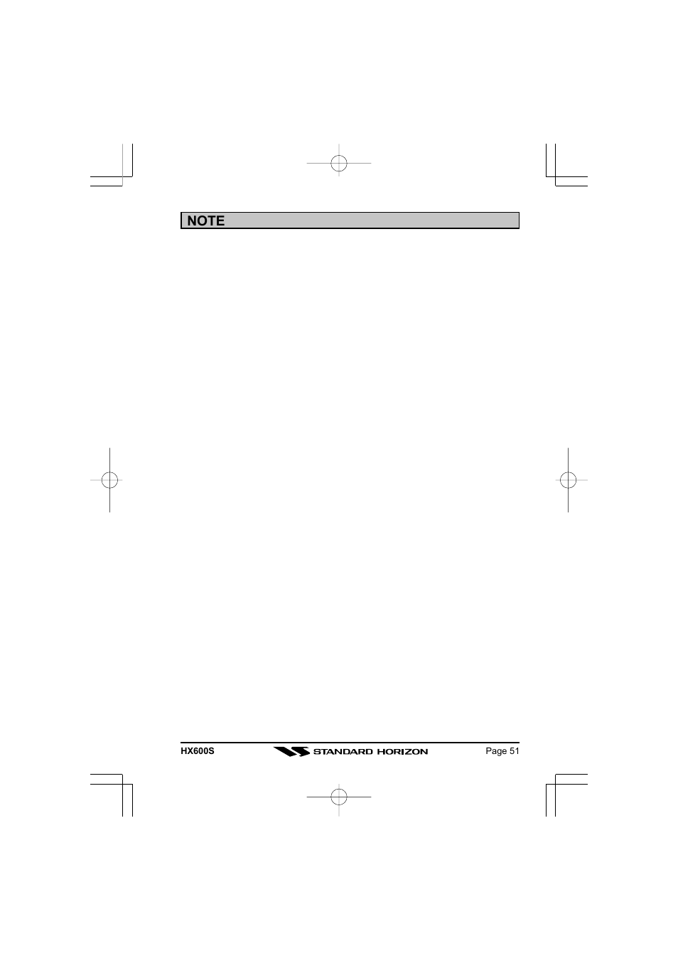 Standard Horizon VHF/FM Marine Handheld Transceiver HX600S User Manual | Page 53 / 56