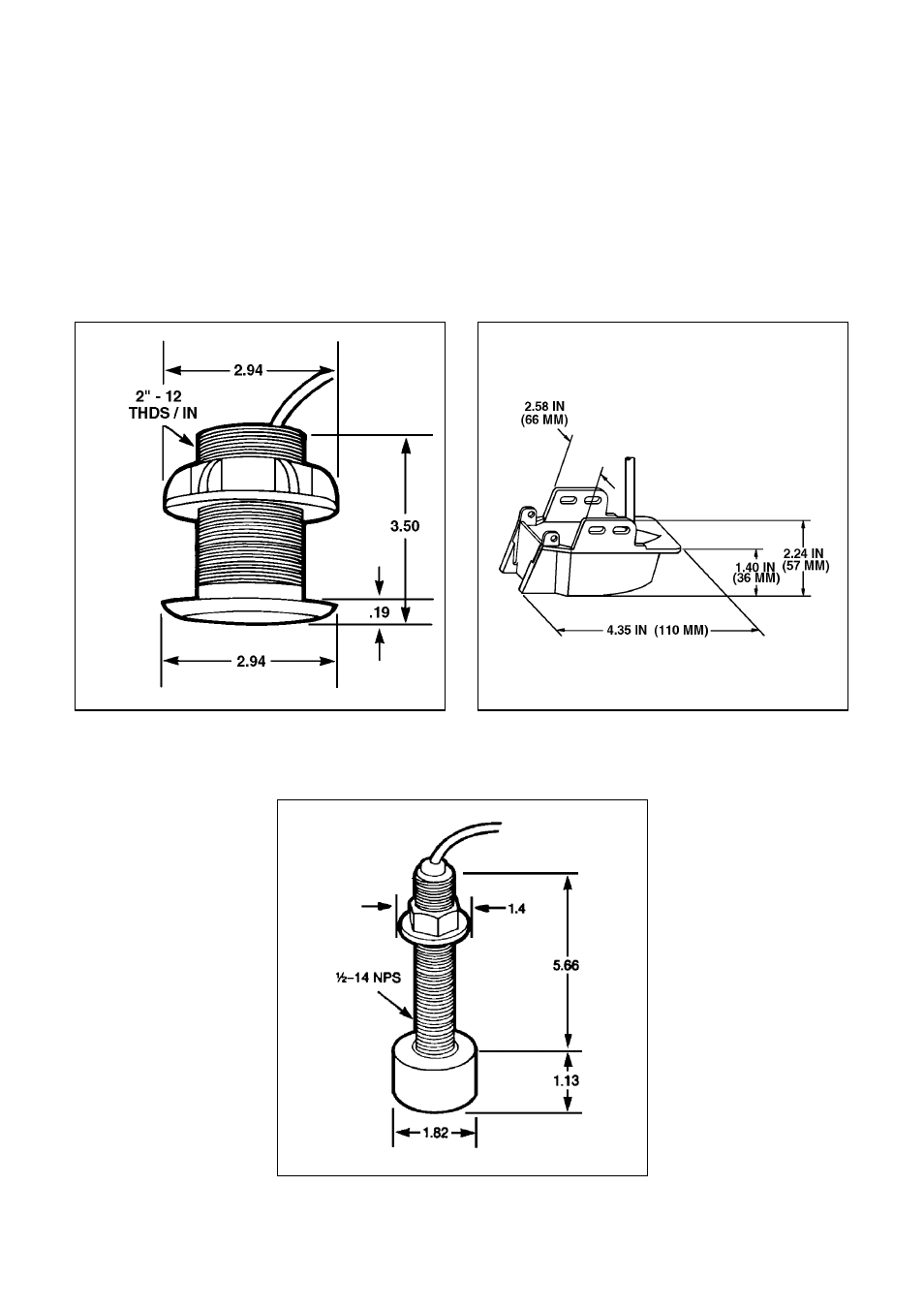 Replacement parts, What comes with your digital depth sounder, Standard | Options | Standard Horizon DS41 User Manual | Page 8 / 17