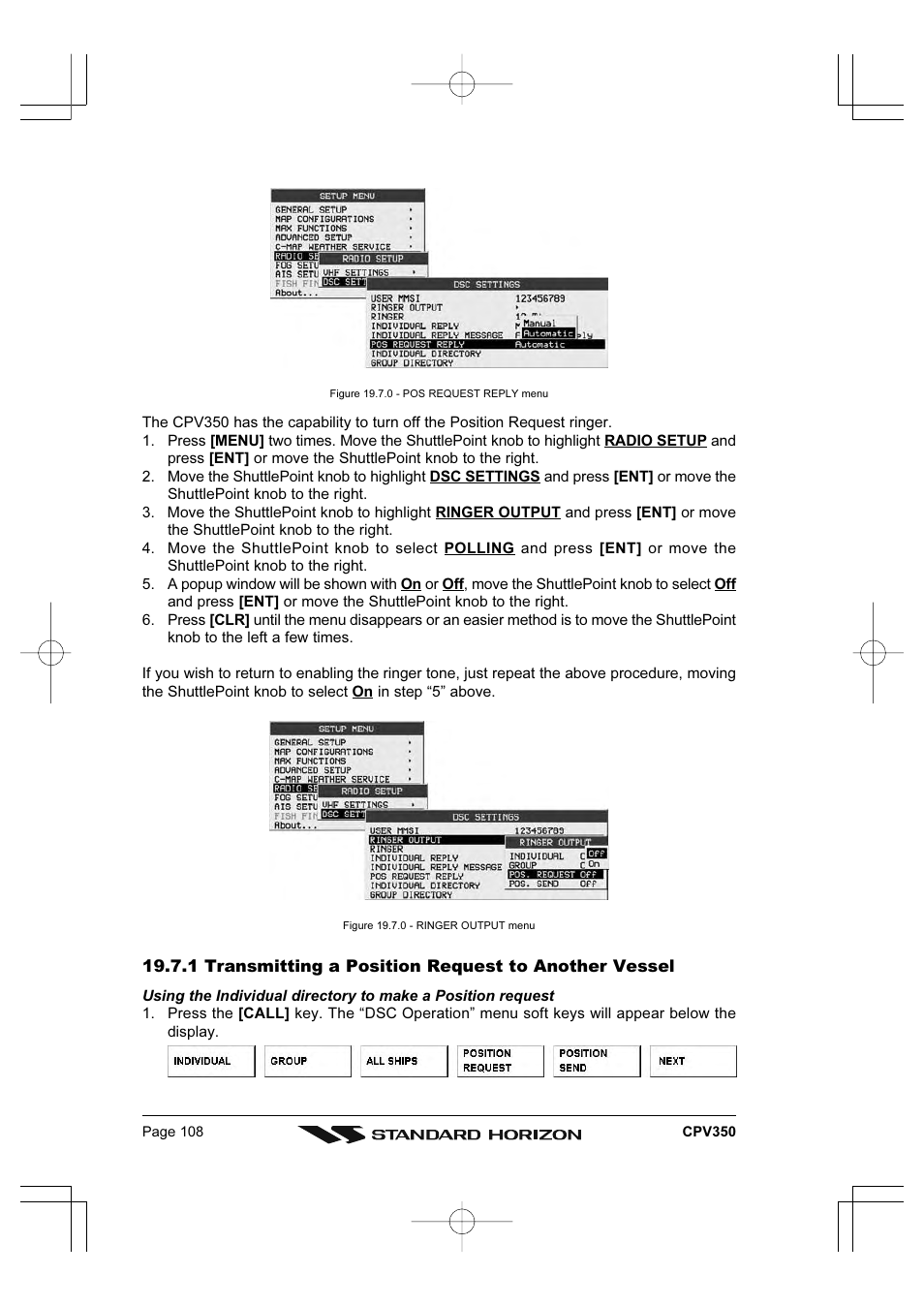Standard Horizon CPV350 User Manual | Page 108 / 144