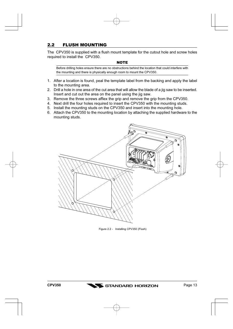 Standard Horizon CPV350 User Manual | Page 13 / 144