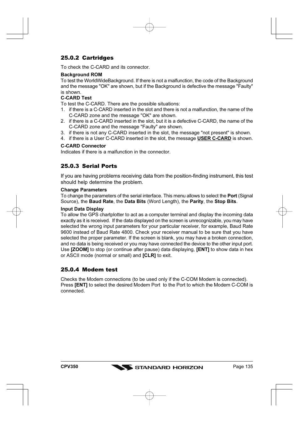 Standard Horizon CPV350 User Manual | Page 135 / 144