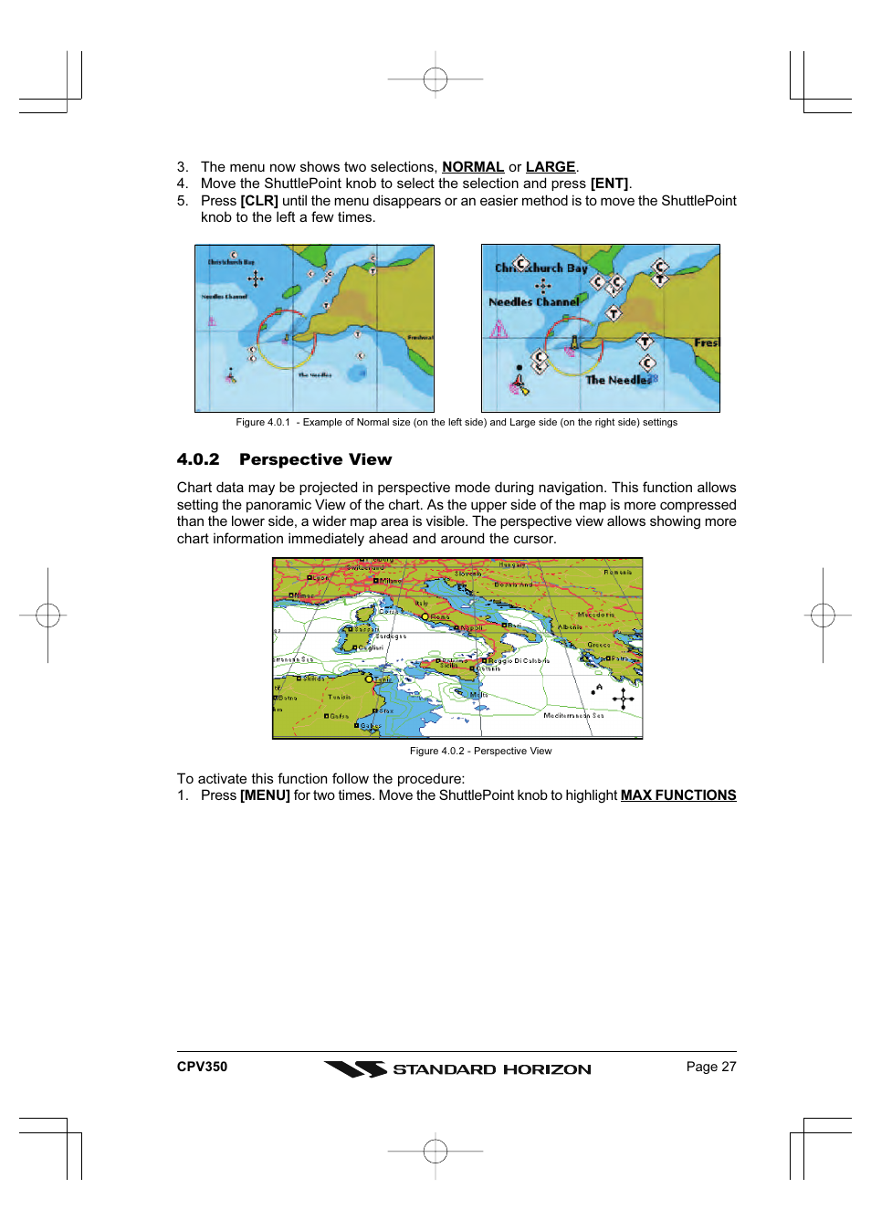 Standard Horizon CPV350 User Manual | Page 27 / 144
