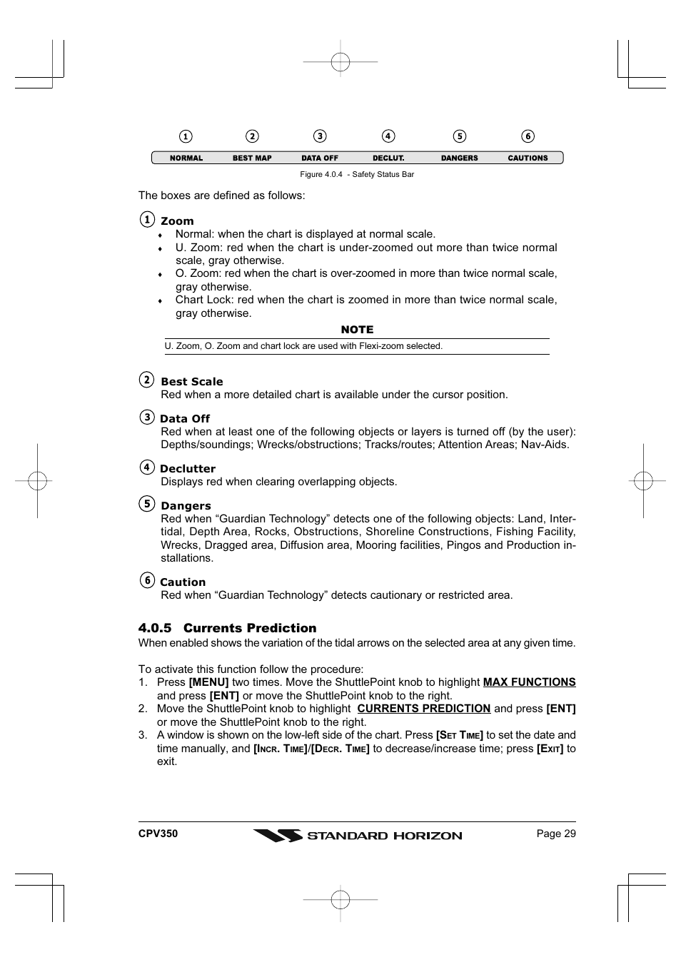 Standard Horizon CPV350 User Manual | Page 29 / 144