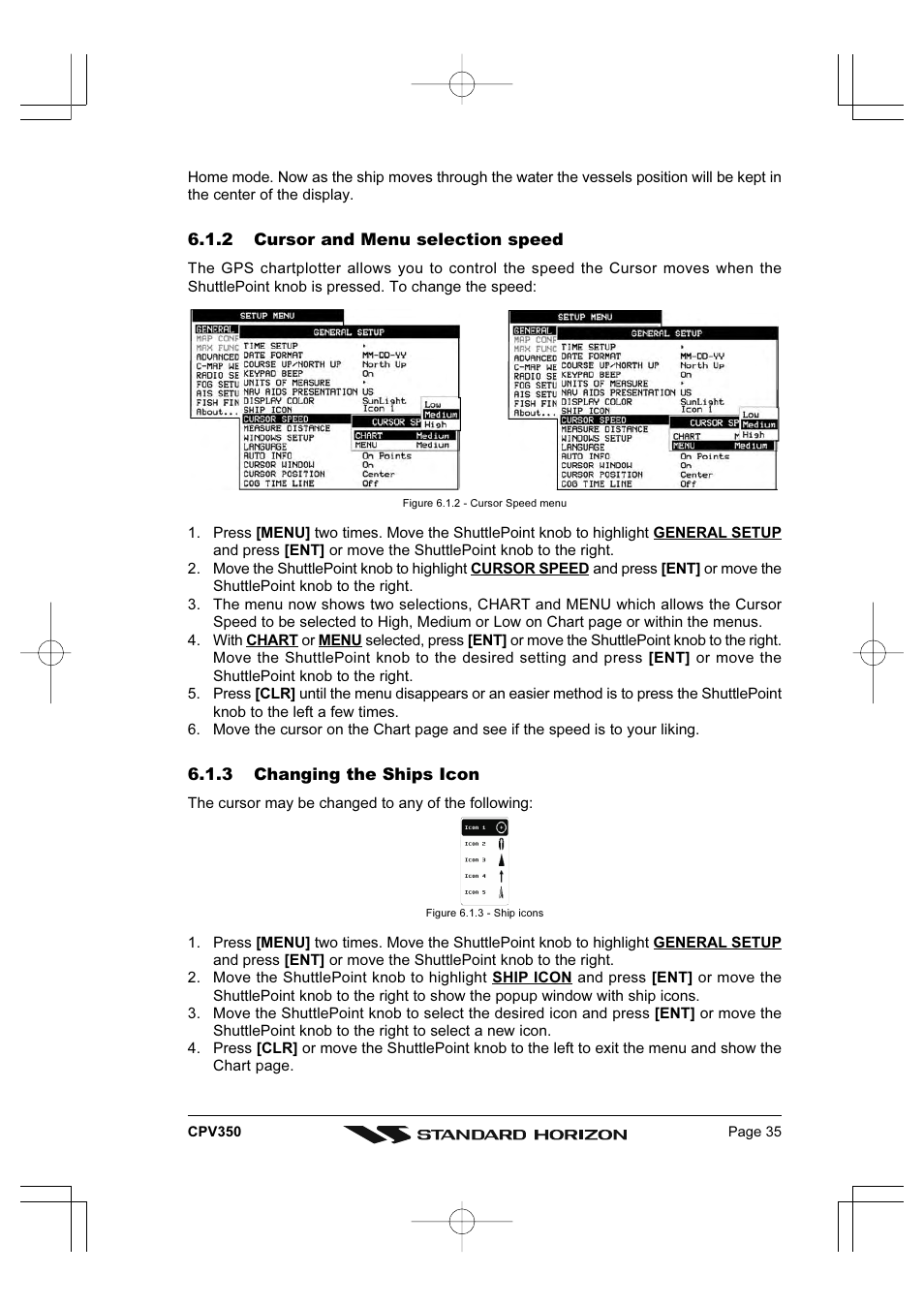 Standard Horizon CPV350 User Manual | Page 35 / 144