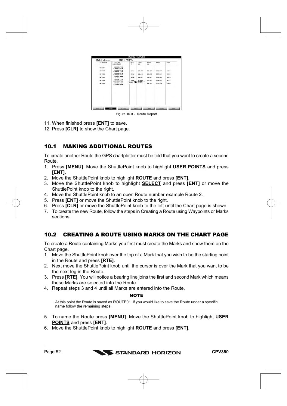 Standard Horizon CPV350 User Manual | Page 52 / 144