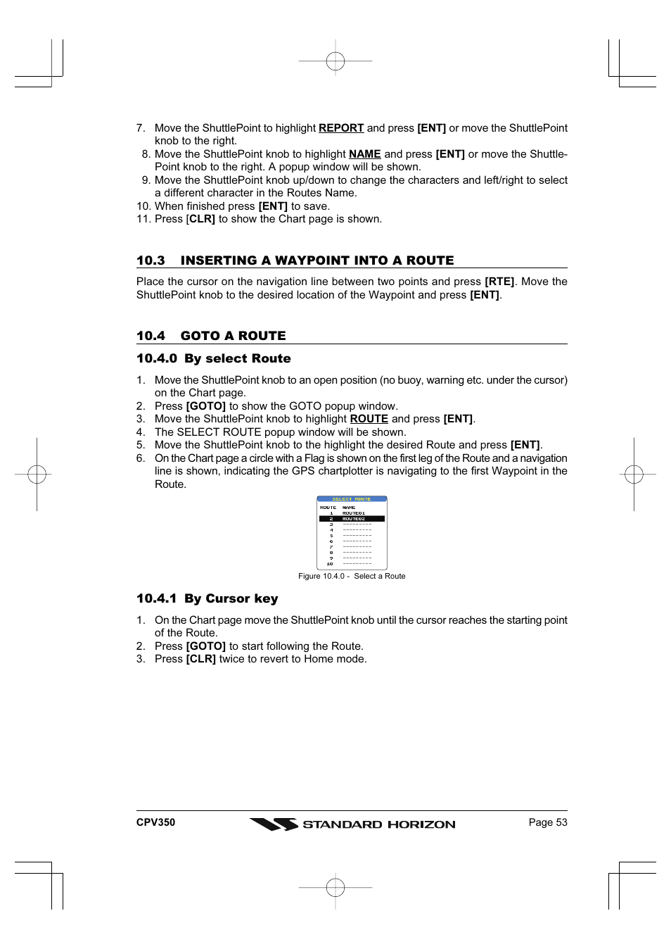 Standard Horizon CPV350 User Manual | Page 53 / 144