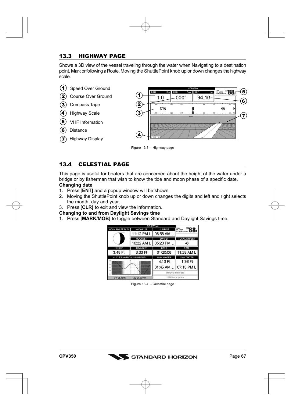 Standard Horizon CPV350 User Manual | Page 67 / 144