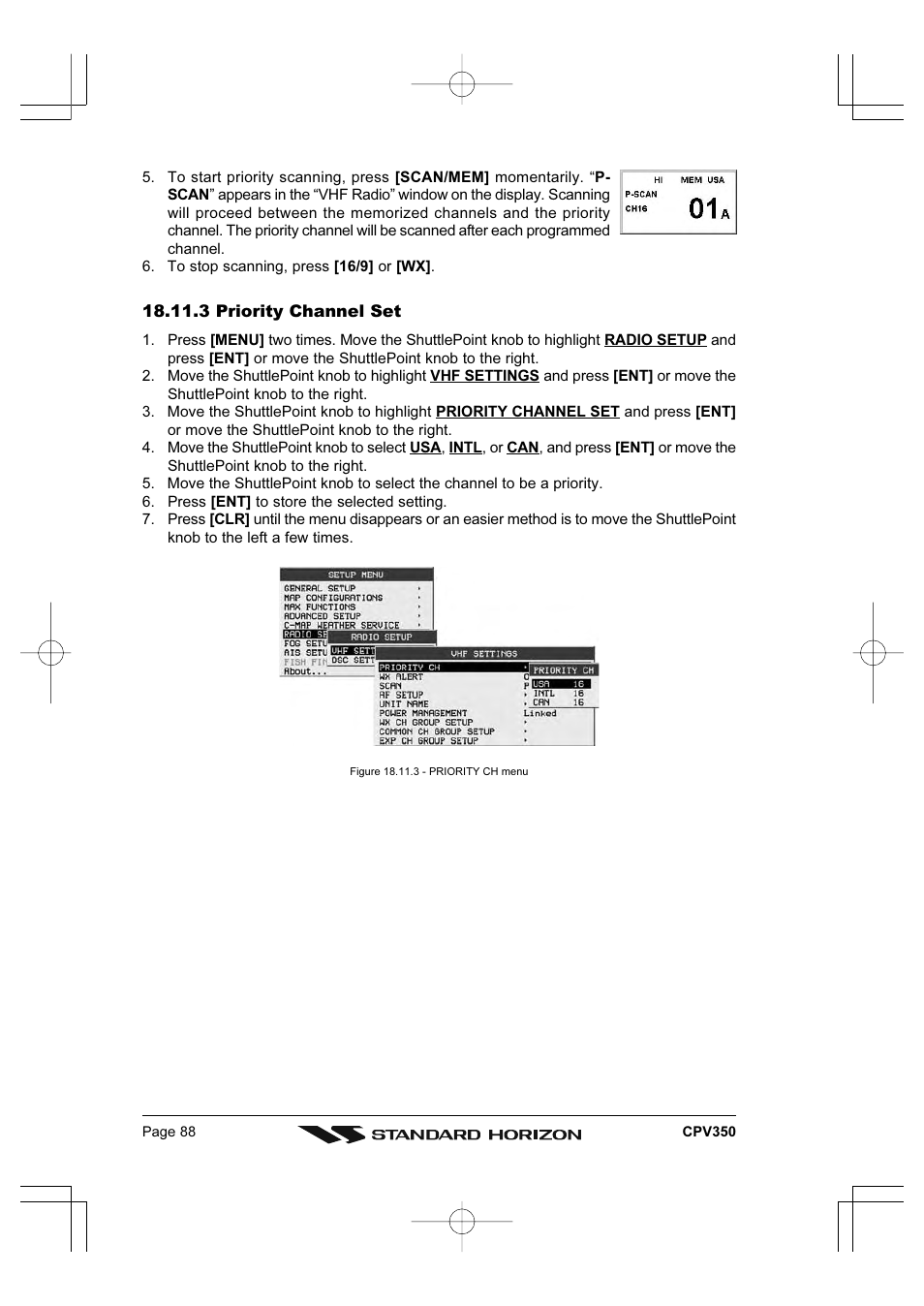 Standard Horizon CPV350 User Manual | Page 88 / 144