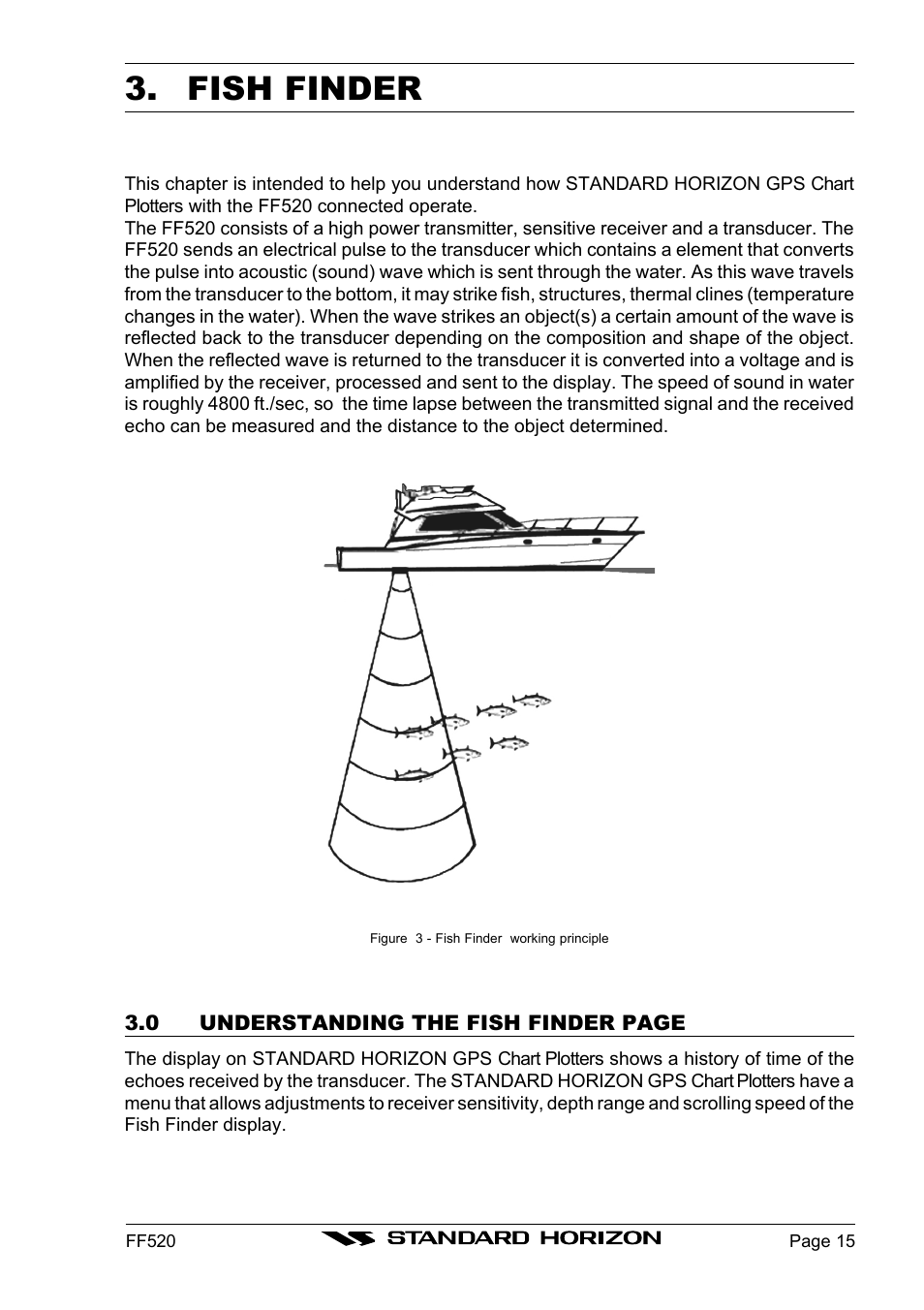 Fish finder | Standard Horizon Ff520 User Manual | Page 13 / 42