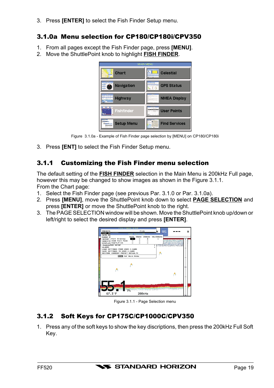 Standard Horizon Ff520 User Manual | Page 17 / 42