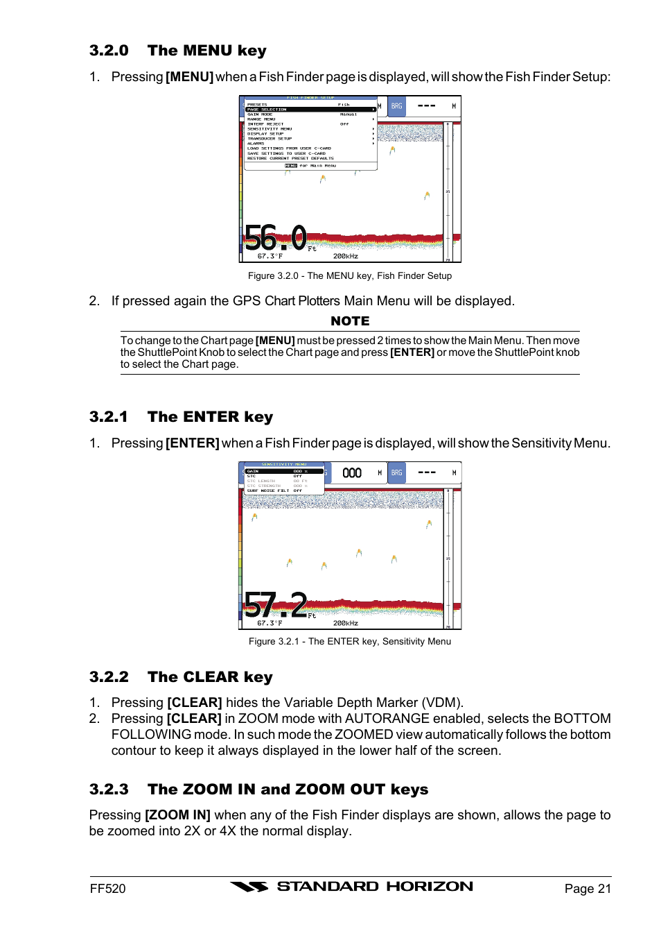 Standard Horizon Ff520 User Manual | Page 19 / 42