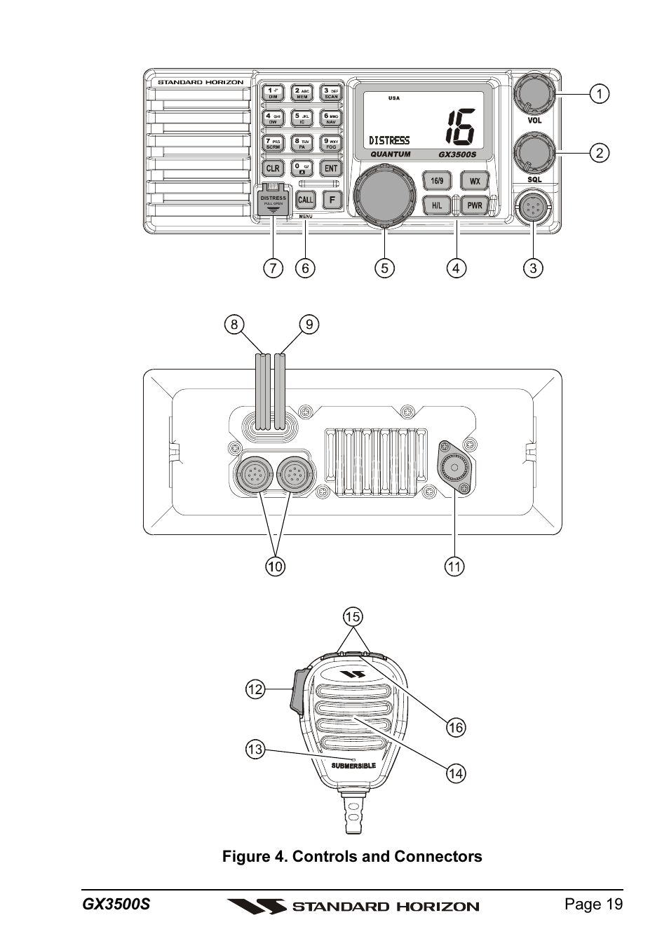 Standard Horizon QUANTUM Series GX3500S User Manual | Page 19 / 88