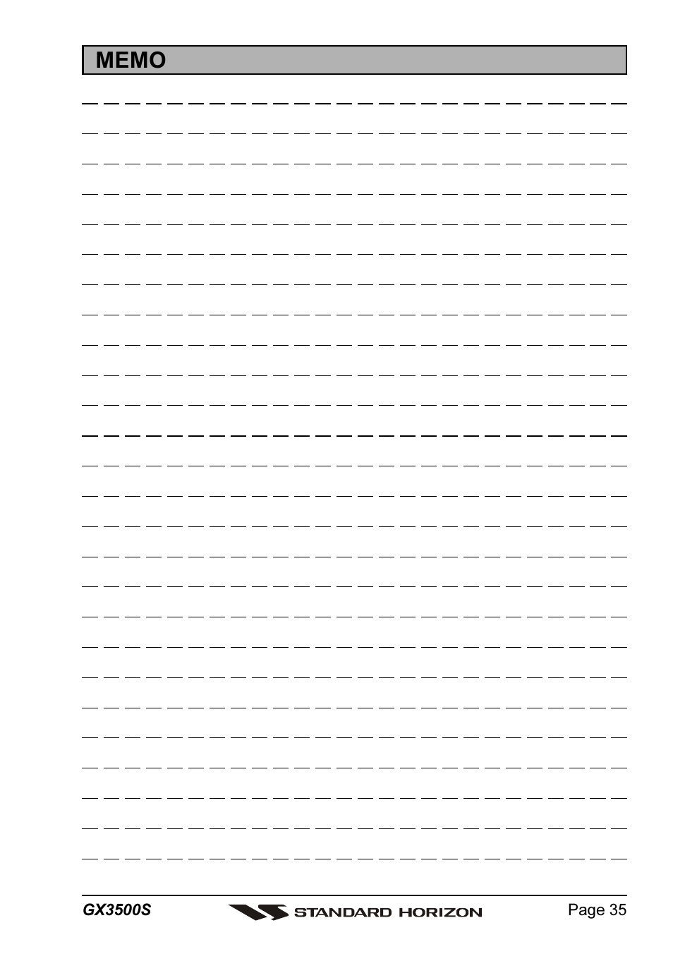 Standard Horizon QUANTUM Series GX3500S User Manual | Page 35 / 88